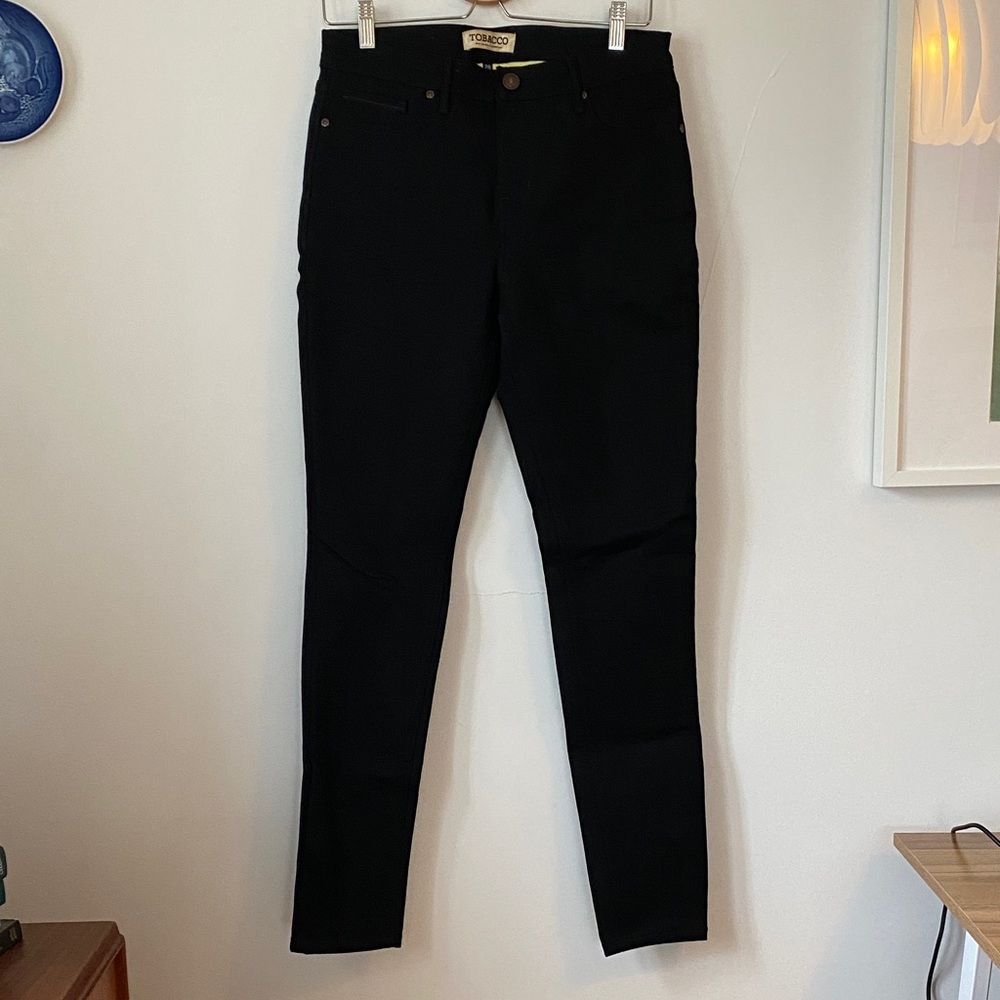Tobacco Motorwear Women's Jet Black Protective Kevlar Riding Jeans